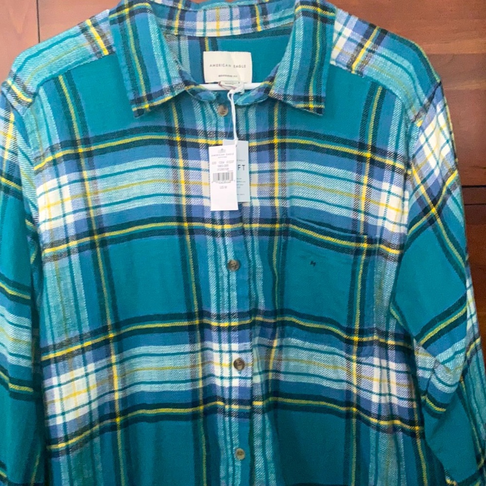 American Eagle Women’s Boyfriend Fit Flannel